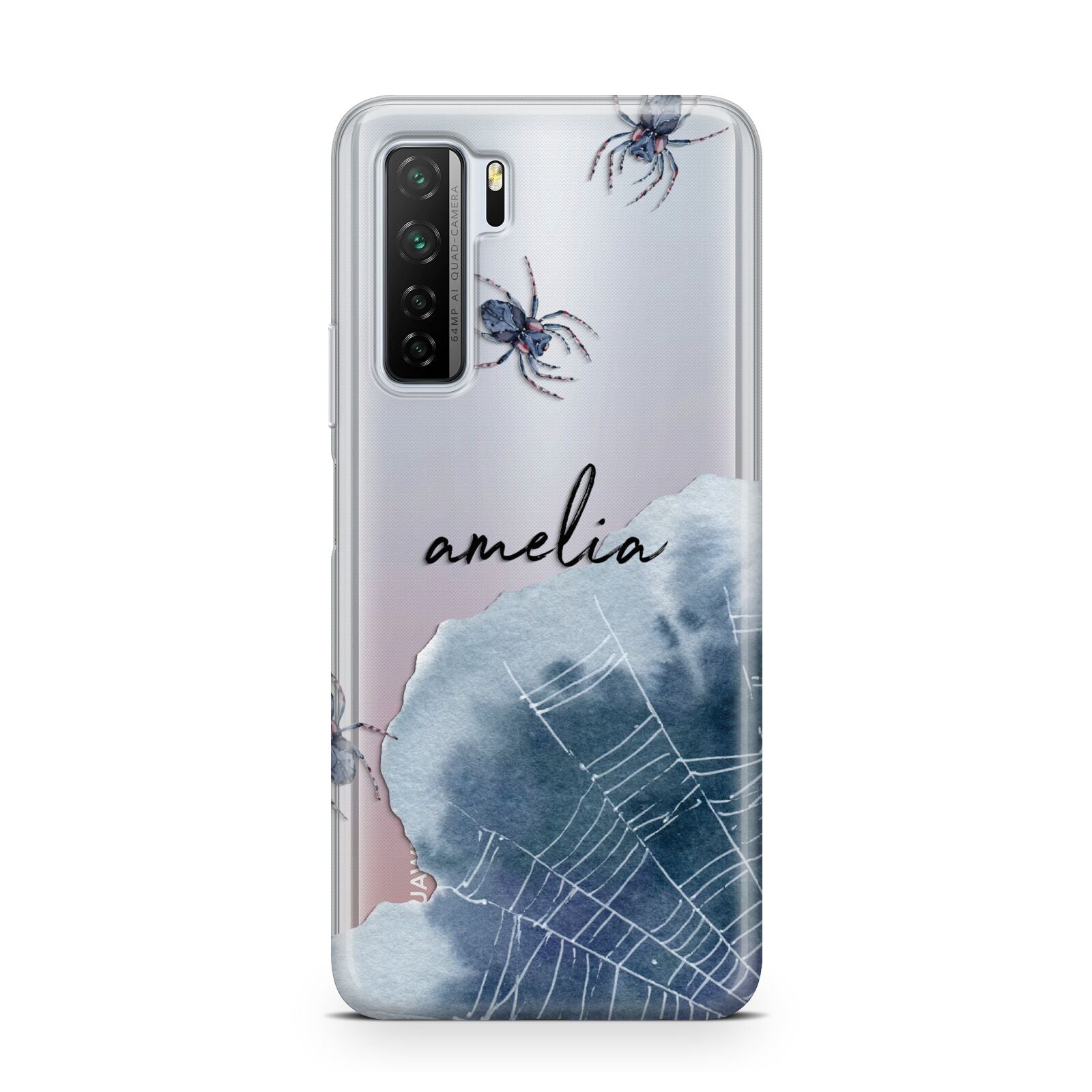 Personalised Halloween Spider Web Huawei P40 Lite 5G Phone Case