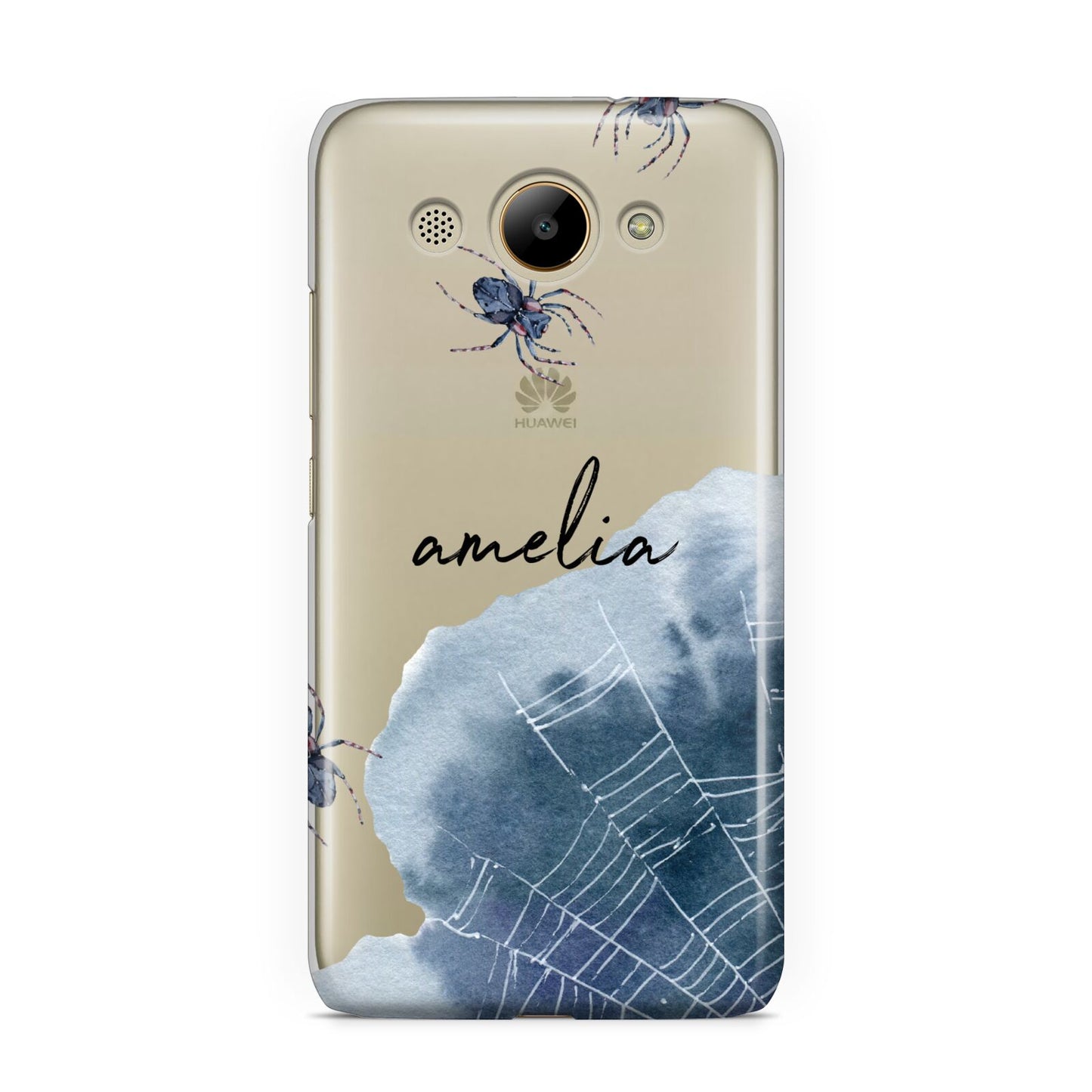 Personalised Halloween Spider Web Huawei Y3 2017