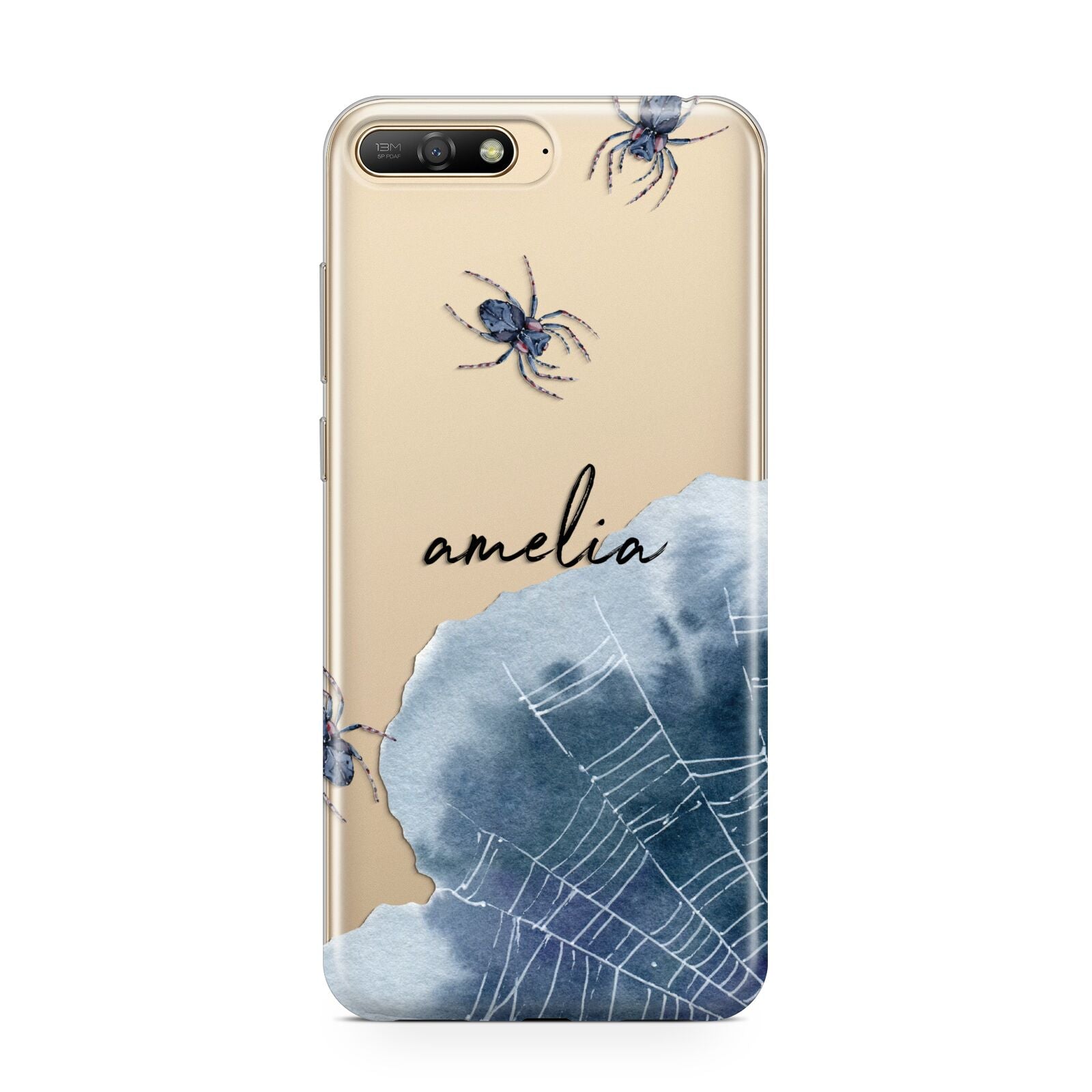 Personalised Halloween Spider Web Huawei Y6 2018