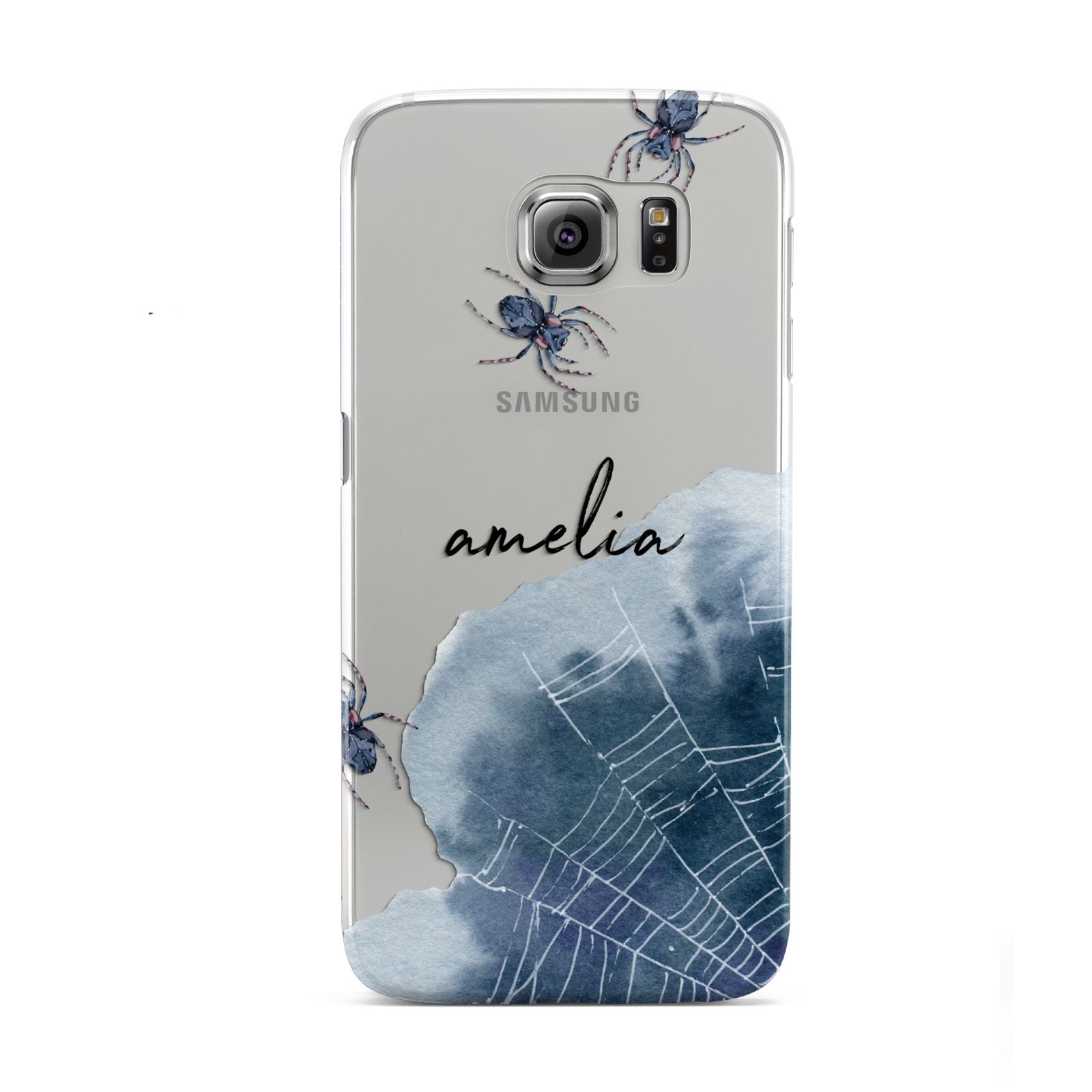 Personalised Halloween Spider Web Samsung Galaxy S6 Case