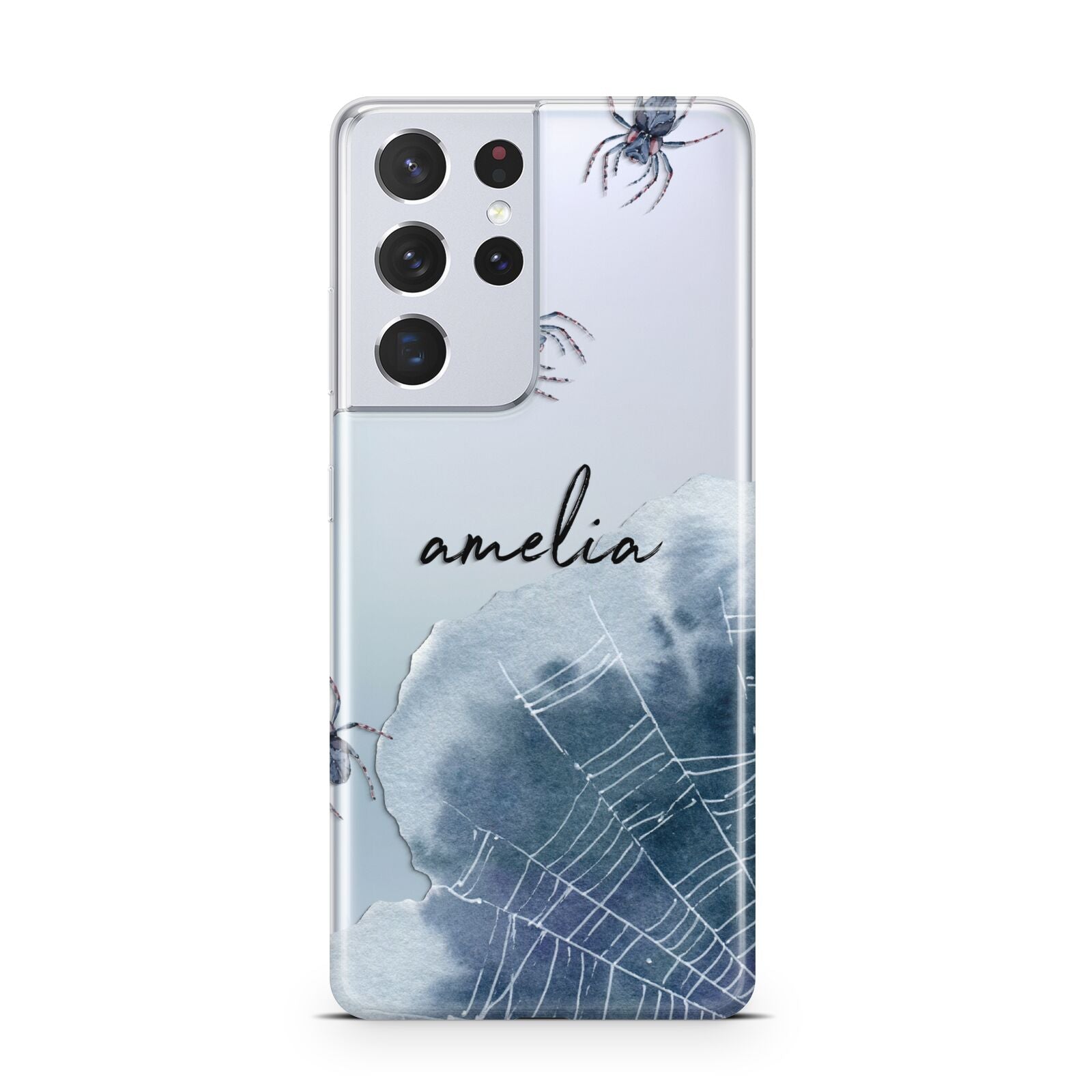 Personalised Halloween Spider Web Samsung S21 Ultra Case