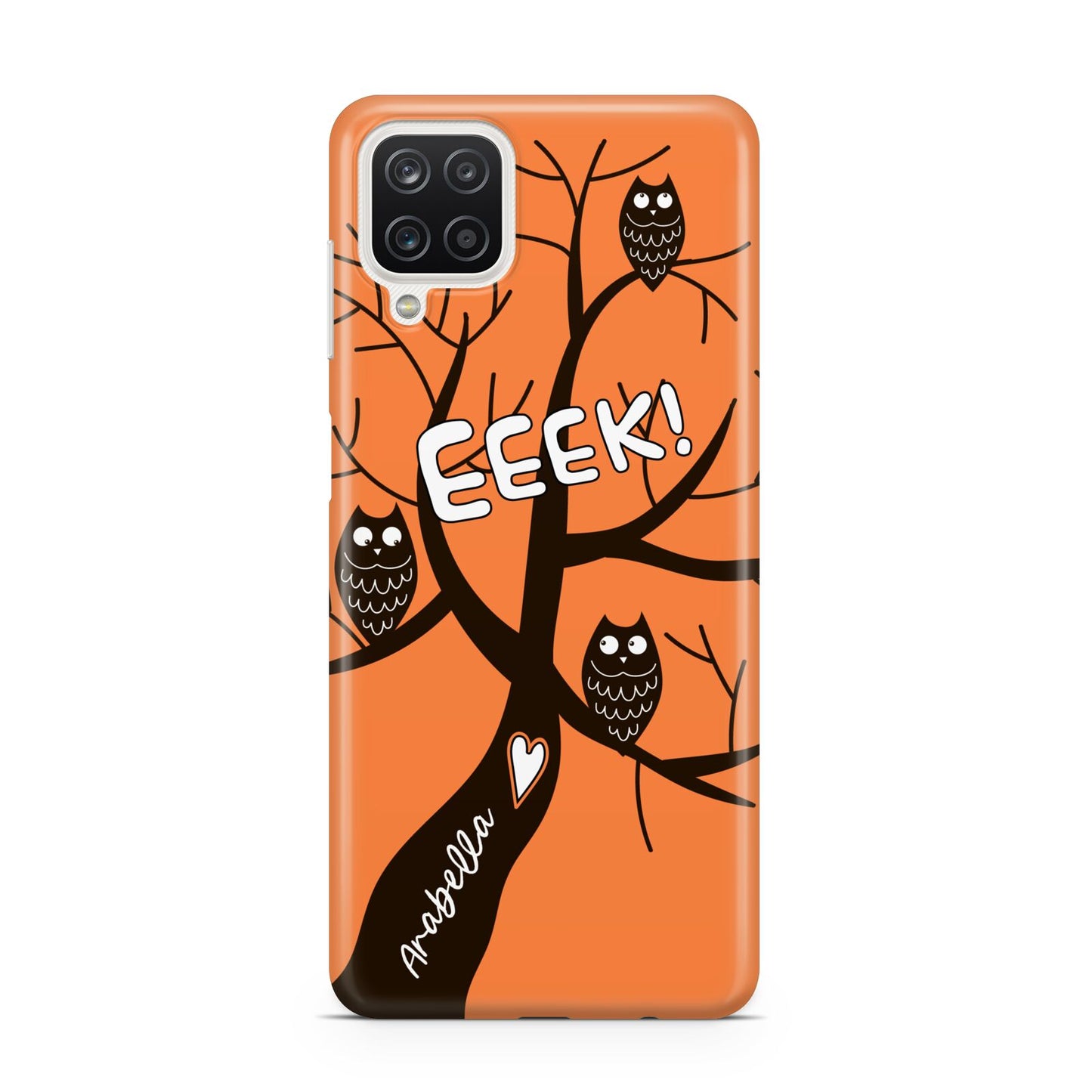 Personalised Halloween Tree Samsung A12 Case