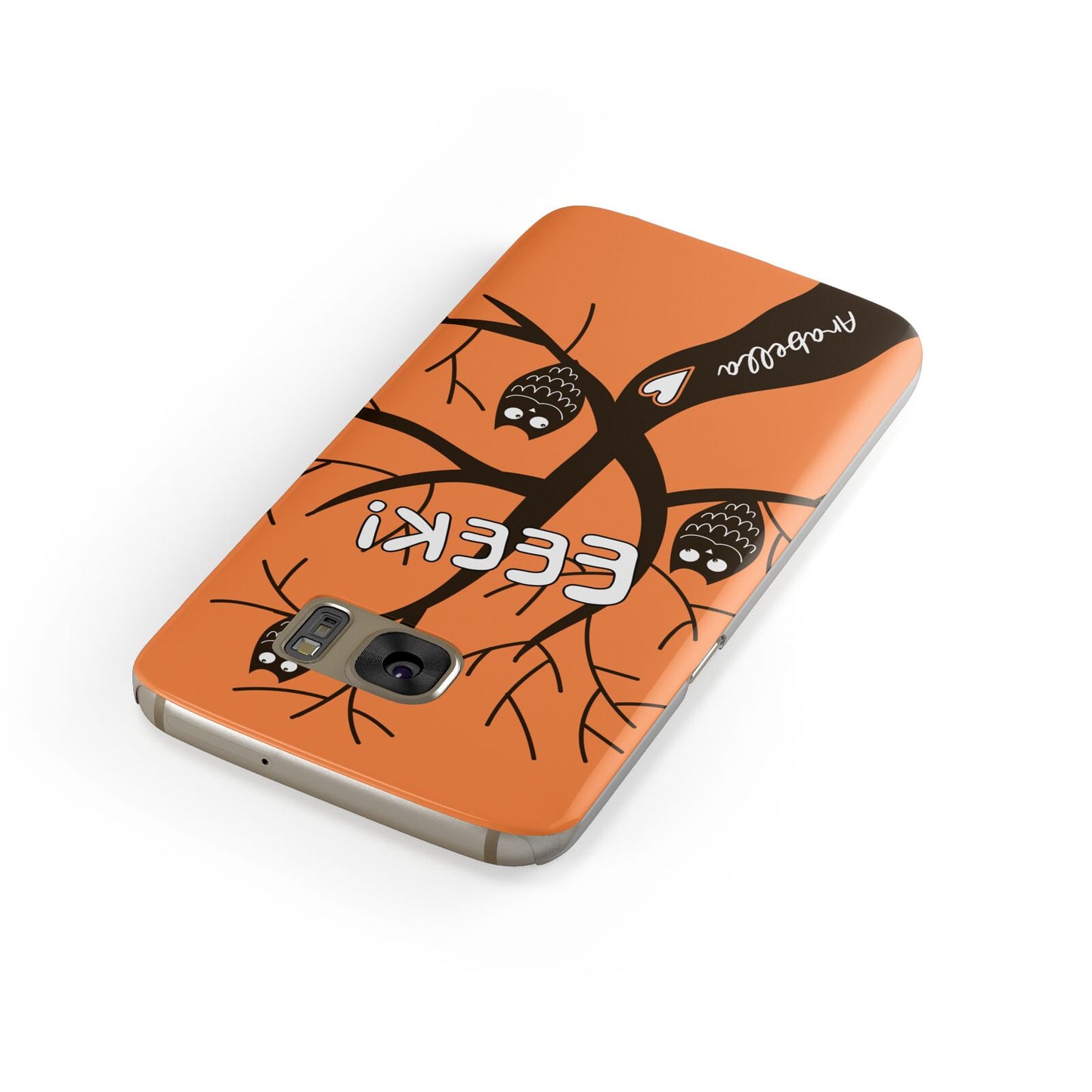 Personalised Halloween Tree Samsung Galaxy Case Front Close Up