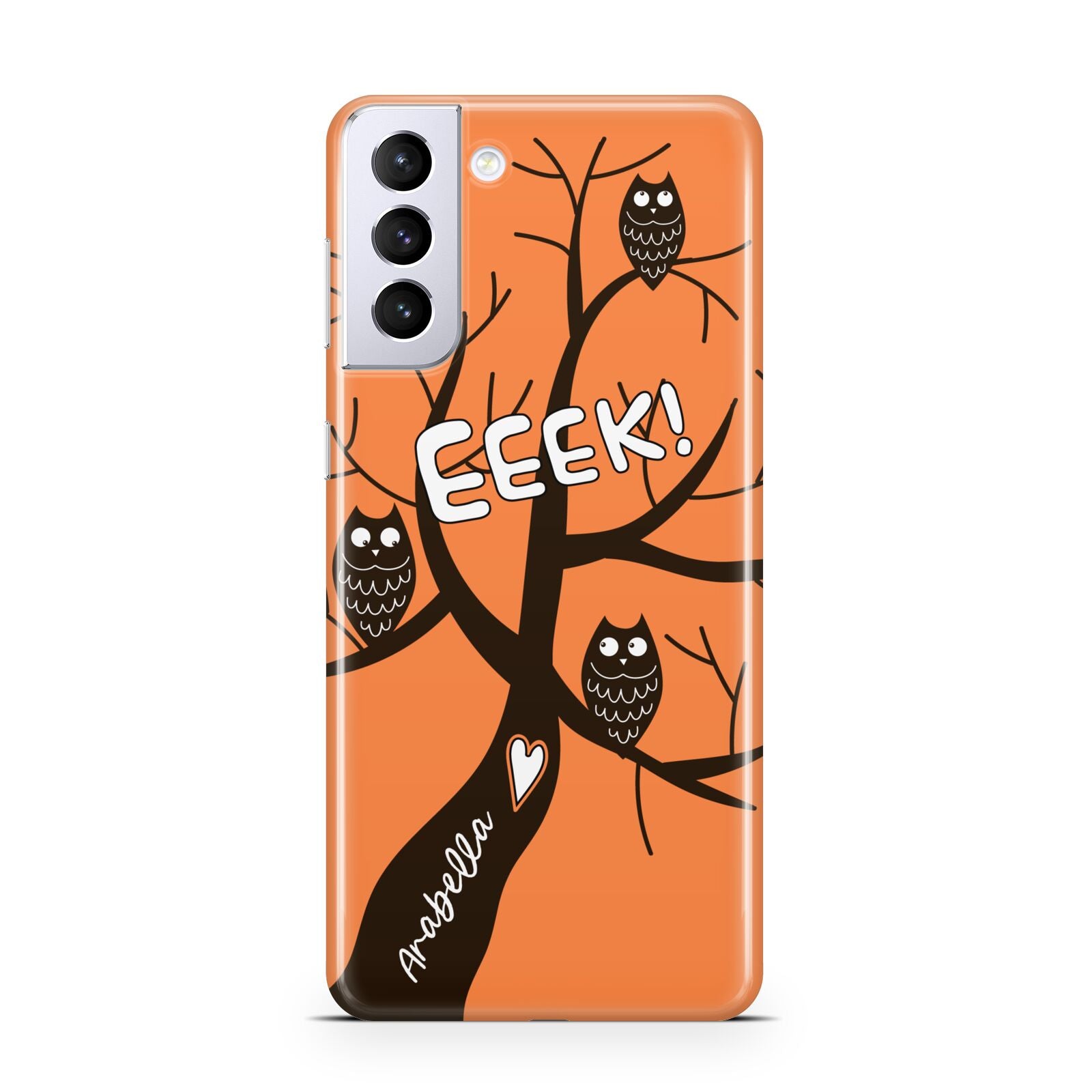 Personalised Halloween Tree Samsung S21 Plus Case