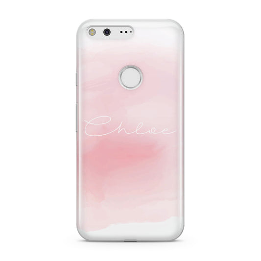 Personalised Handwritten Name Watercolour Google Pixel Case