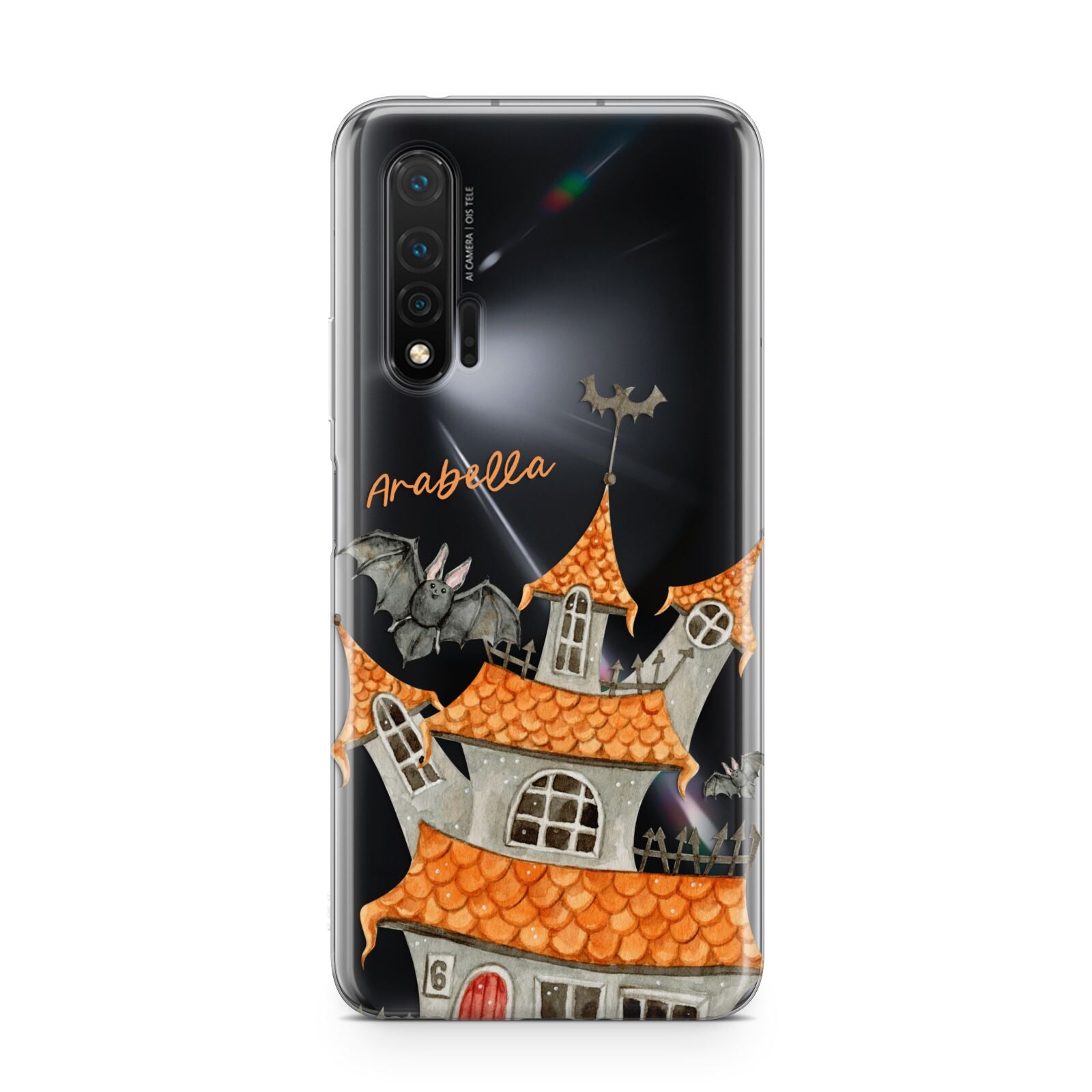 Personalised Haunted House Huawei Nova 6 Phone Case