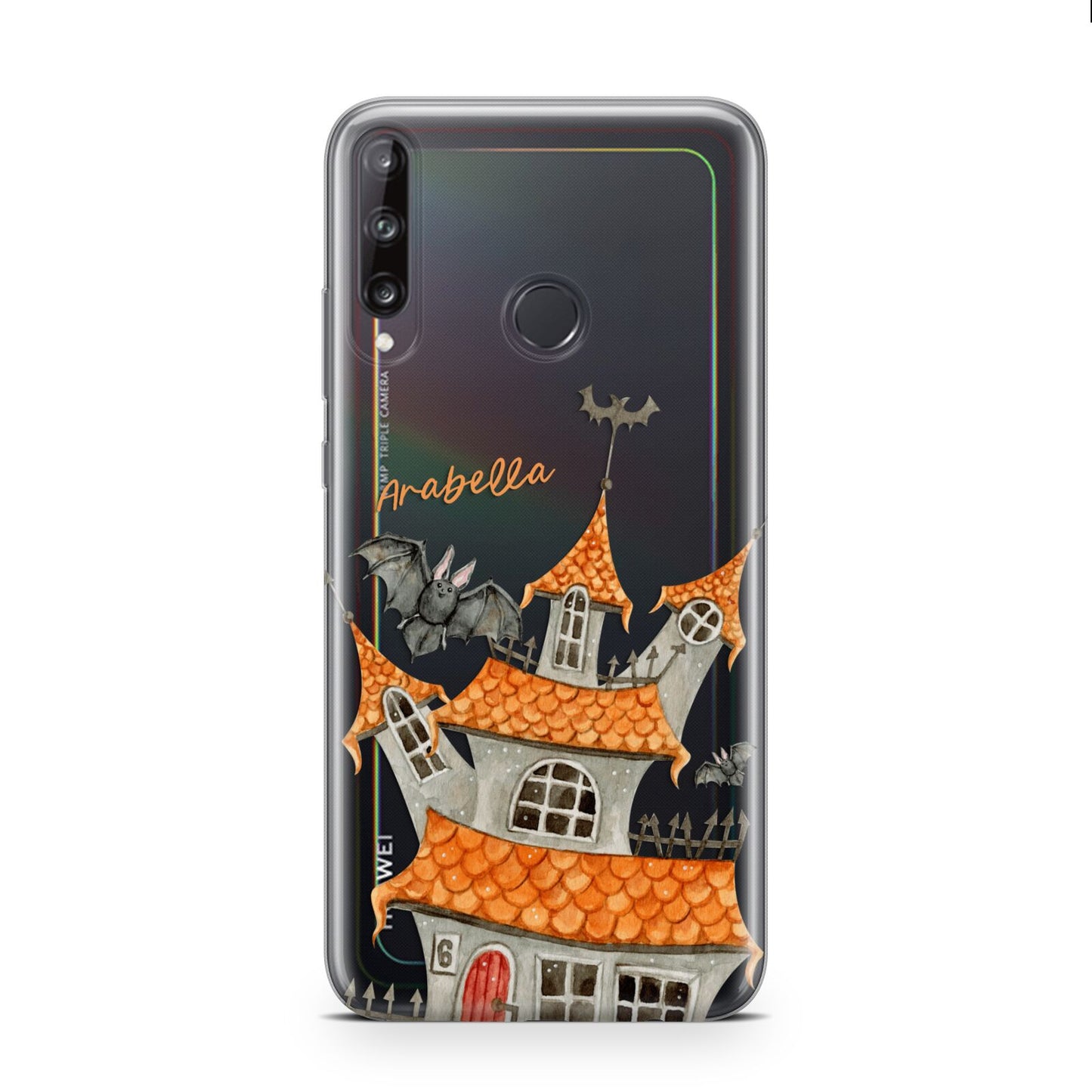 Personalised Haunted House Huawei P40 Lite E Phone Case