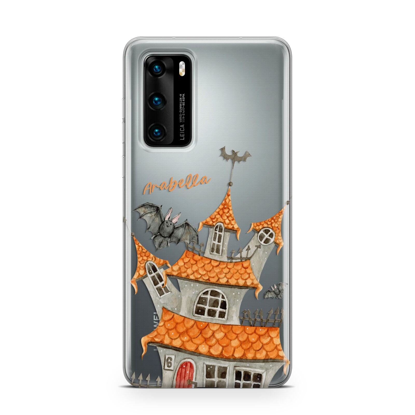 Personalised Haunted House Huawei P40 Phone Case