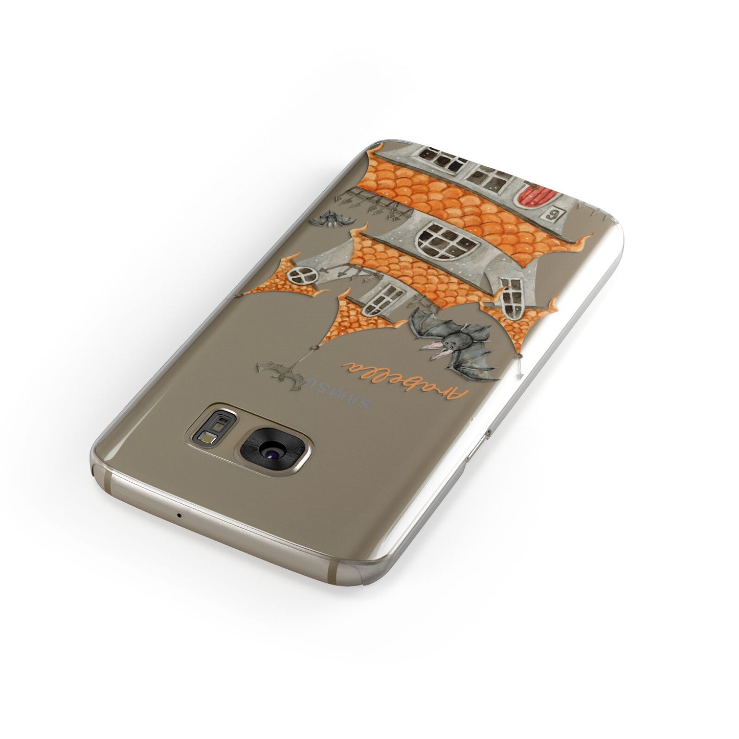 Personalised Haunted House Samsung Galaxy Case Front Close Up