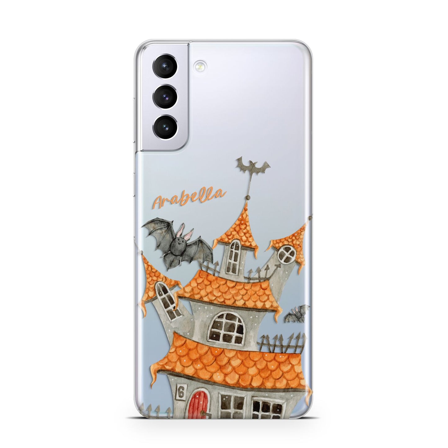 Personalised Haunted House Samsung S21 Plus Case