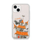 Personalised Haunted House iPhone 14 Clear Tough Case Starlight