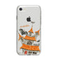 Personalised Haunted House iPhone 8 Bumper Case on Silver iPhone