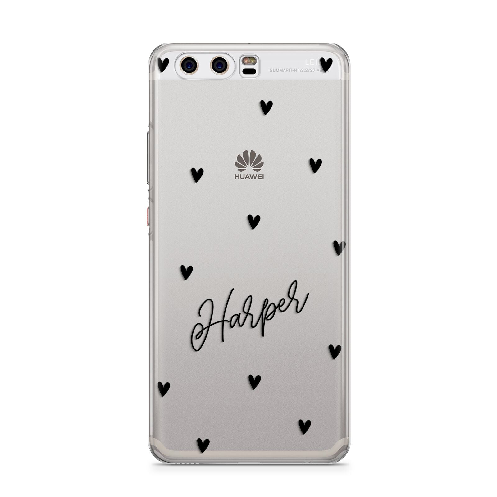 Personalised Heart Huawei P10 Phone Case