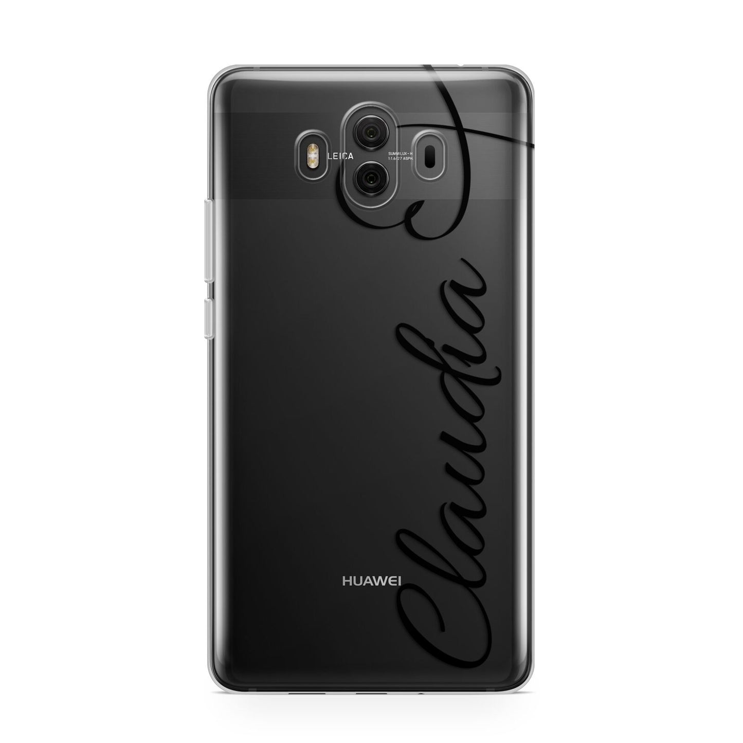 Personalised Heart Name Huawei Mate 10 Protective Phone Case