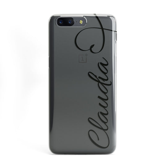 Personalised Heart Name OnePlus Case