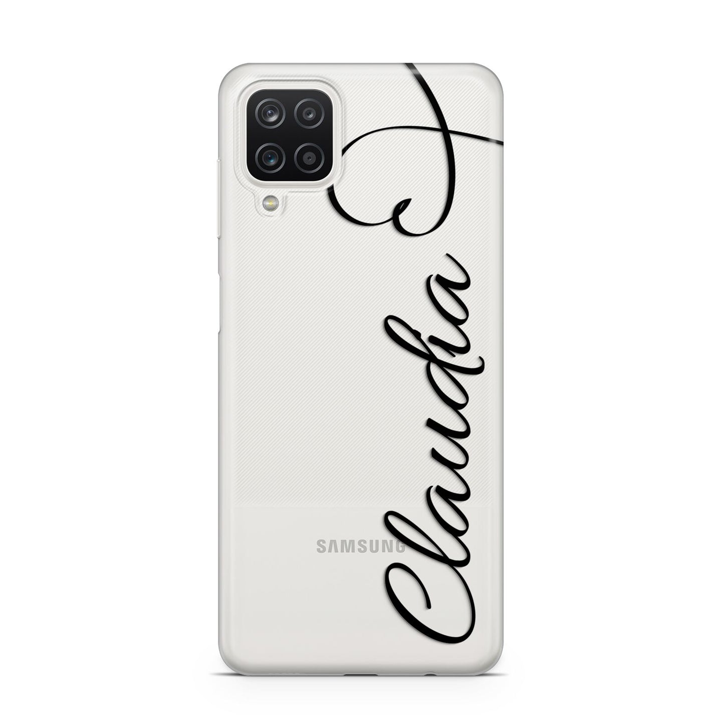 Personalised Heart Name Samsung A12 Case