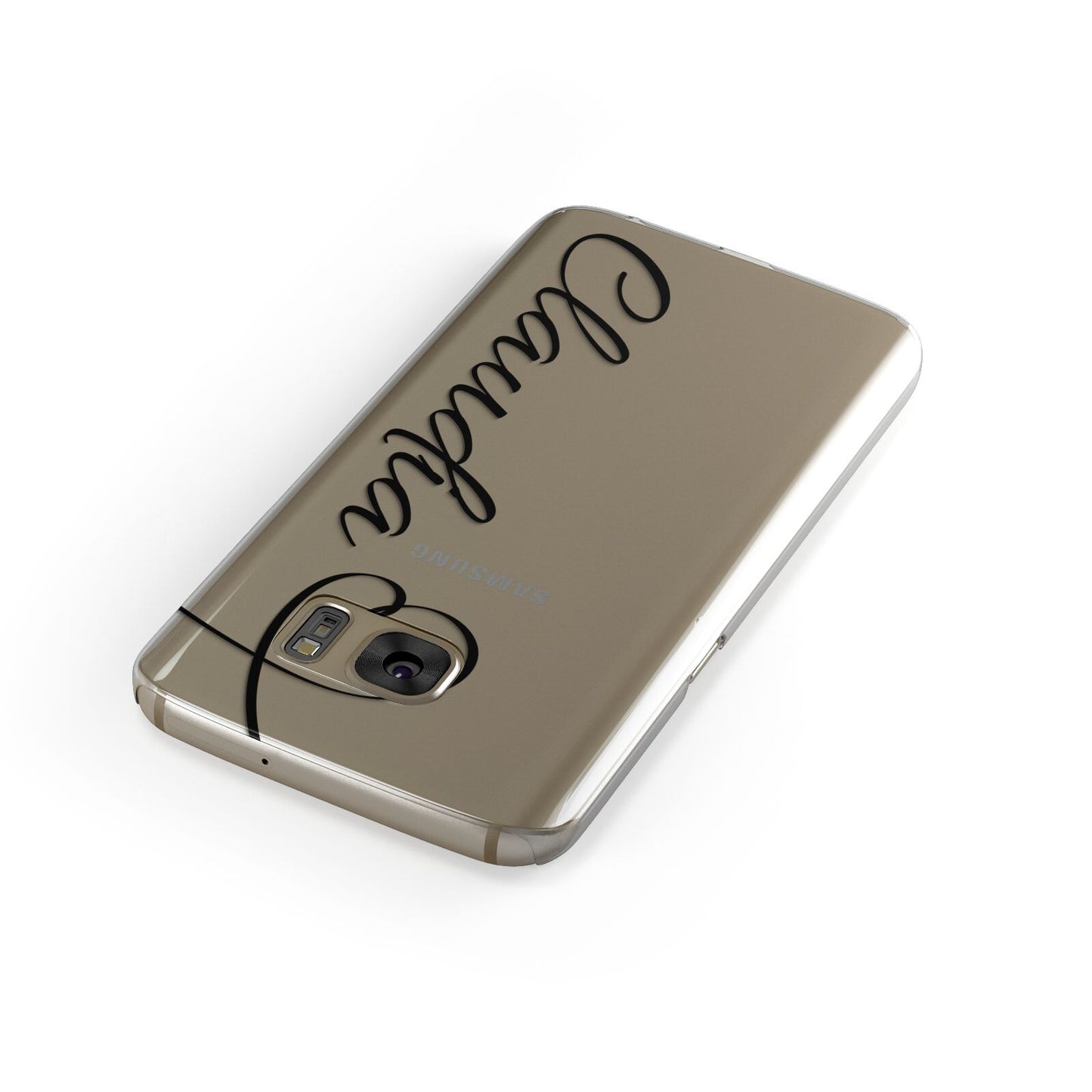 Personalised Heart Name Samsung Galaxy Case Front Close Up