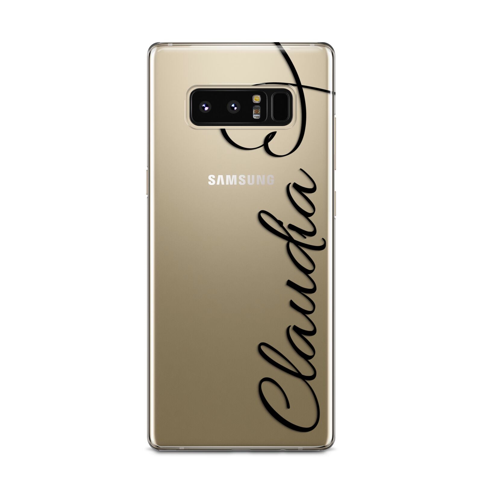 Personalised Heart Name Samsung Galaxy Note 8 Case