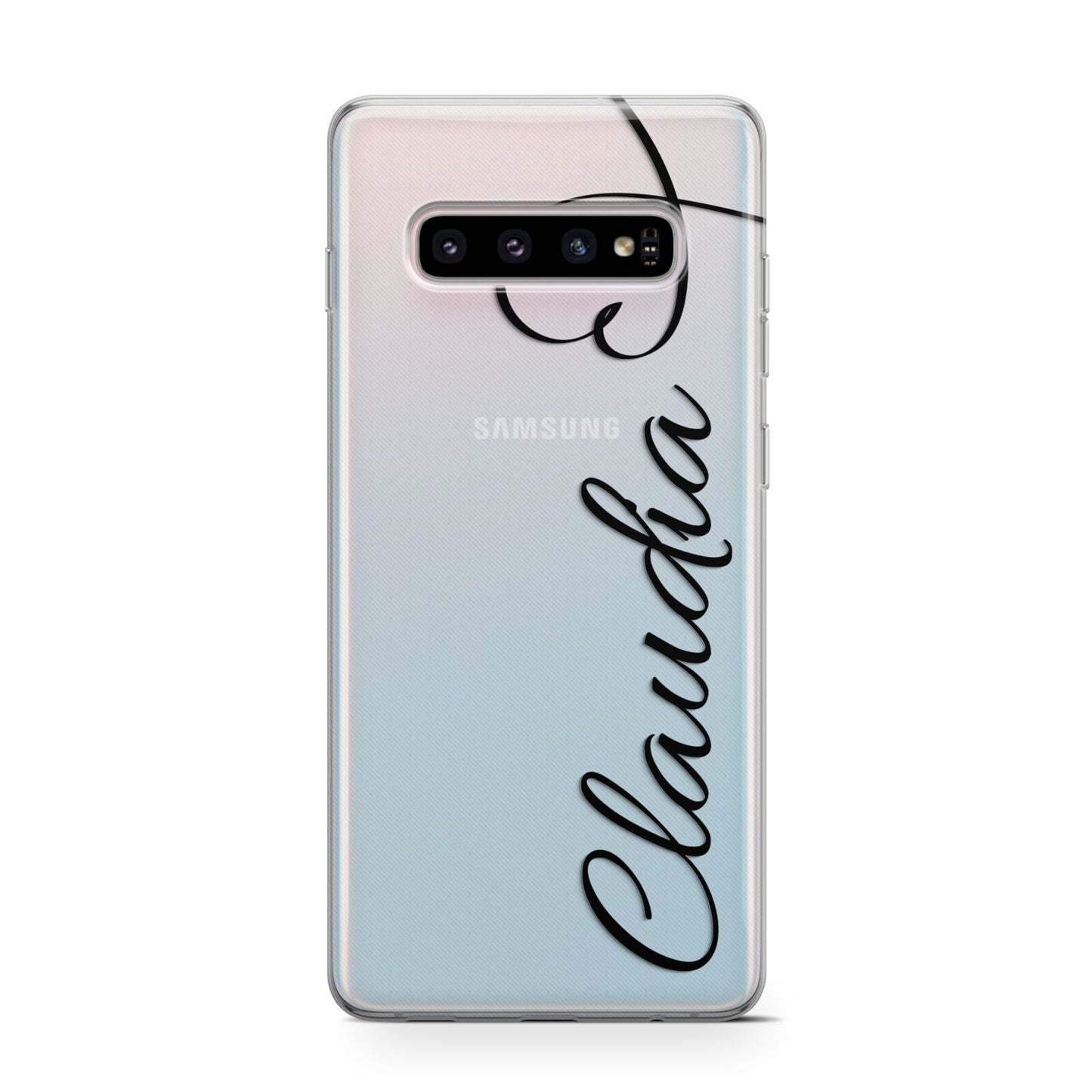 Personalised Heart Name Samsung Galaxy S10 Case