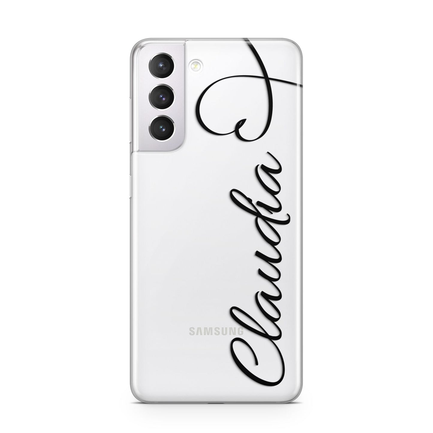 Personalised Heart Name Samsung S21 Case