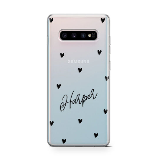 Personalised Heart Protective Samsung Galaxy Case