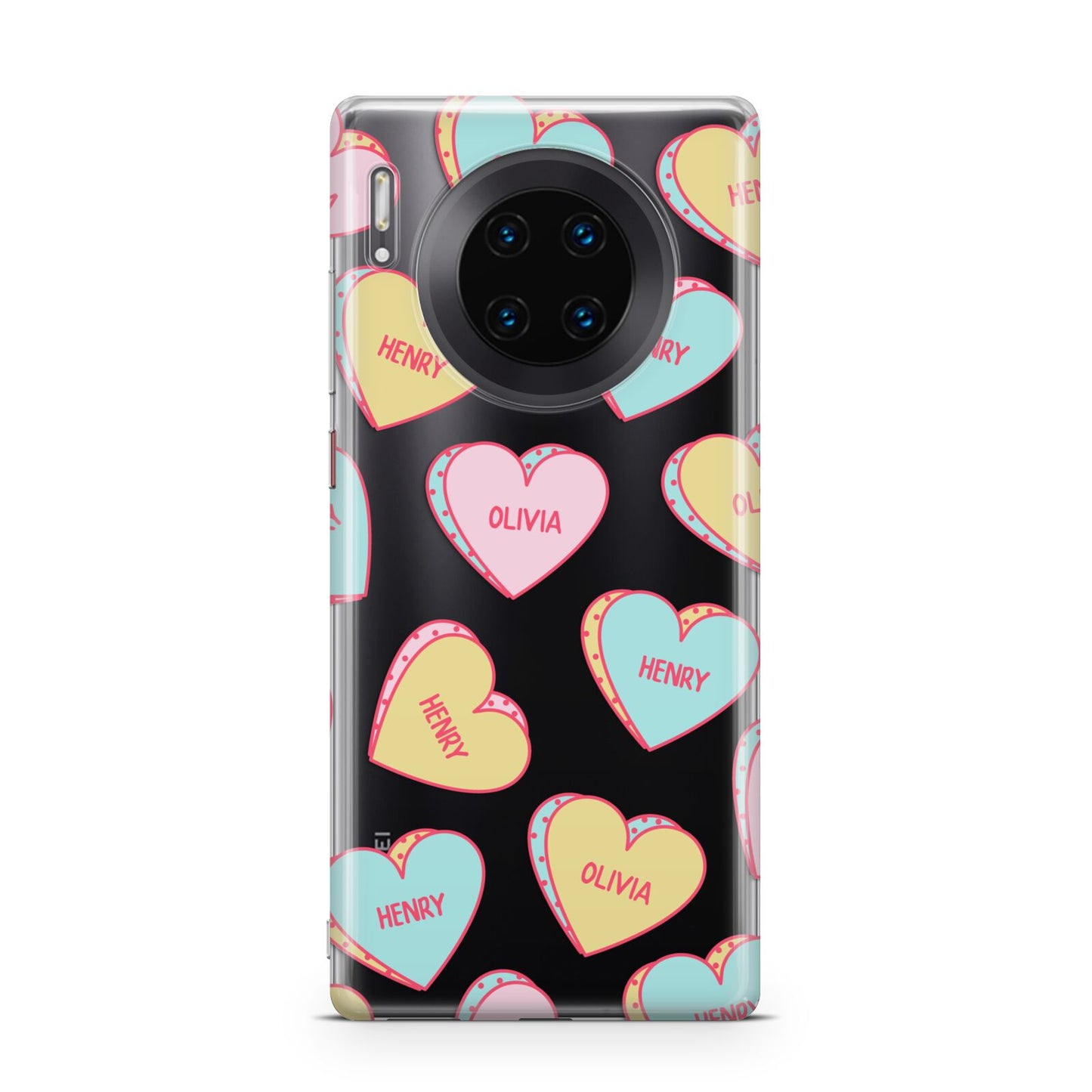 Personalised Heart Sweets Huawei Mate 30 Pro Phone Case