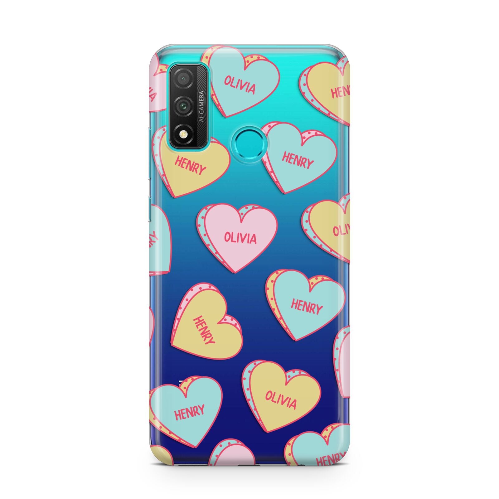 Personalised Heart Sweets Huawei P Smart 2020