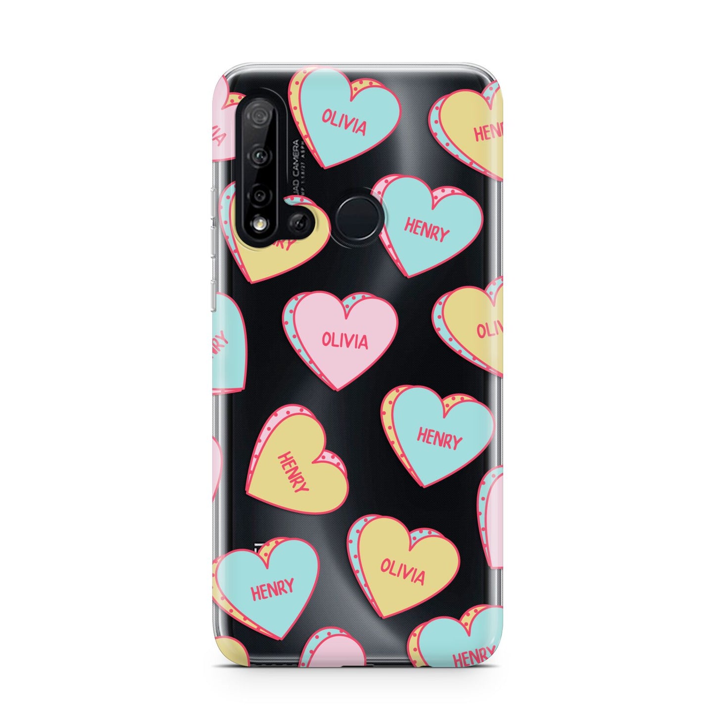 Personalised Heart Sweets Huawei P20 Lite 5G Phone Case