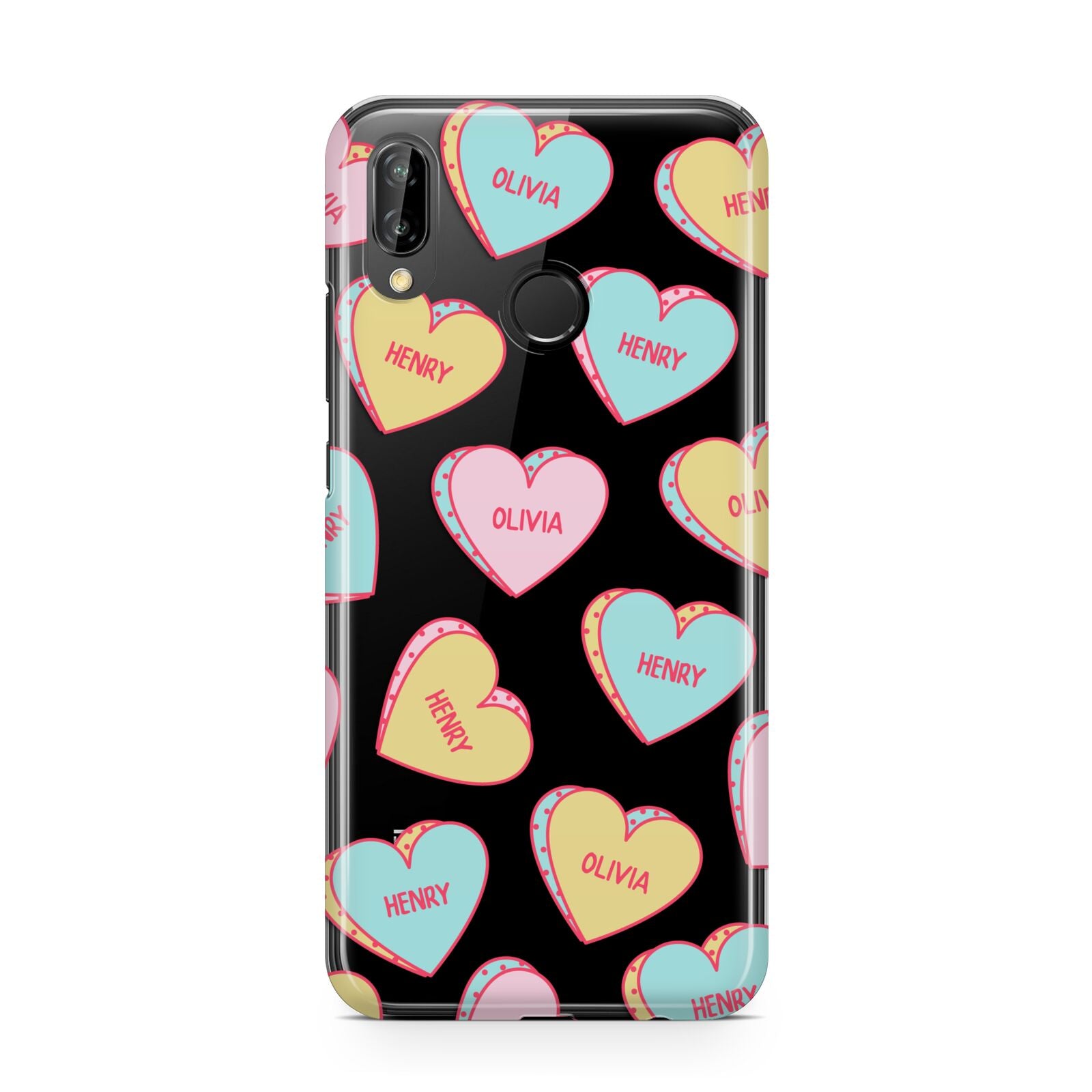 Personalised Heart Sweets Huawei P20 Lite Phone Case