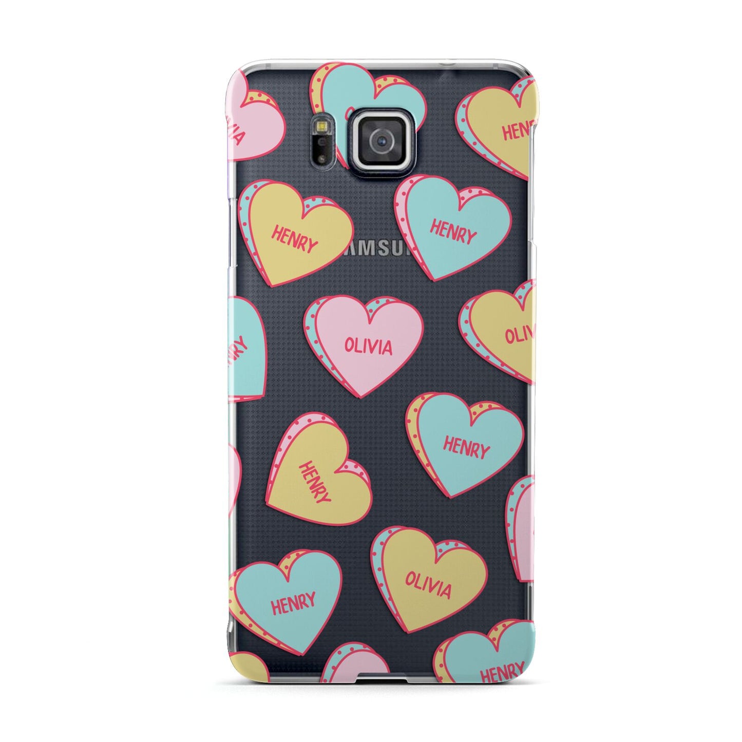Personalised Heart Sweets Samsung Galaxy Alpha Case