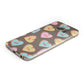 Personalised Heart Sweets Samsung Galaxy Case Bottom Cutout