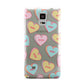 Personalised Heart Sweets Samsung Galaxy Note 4 Case