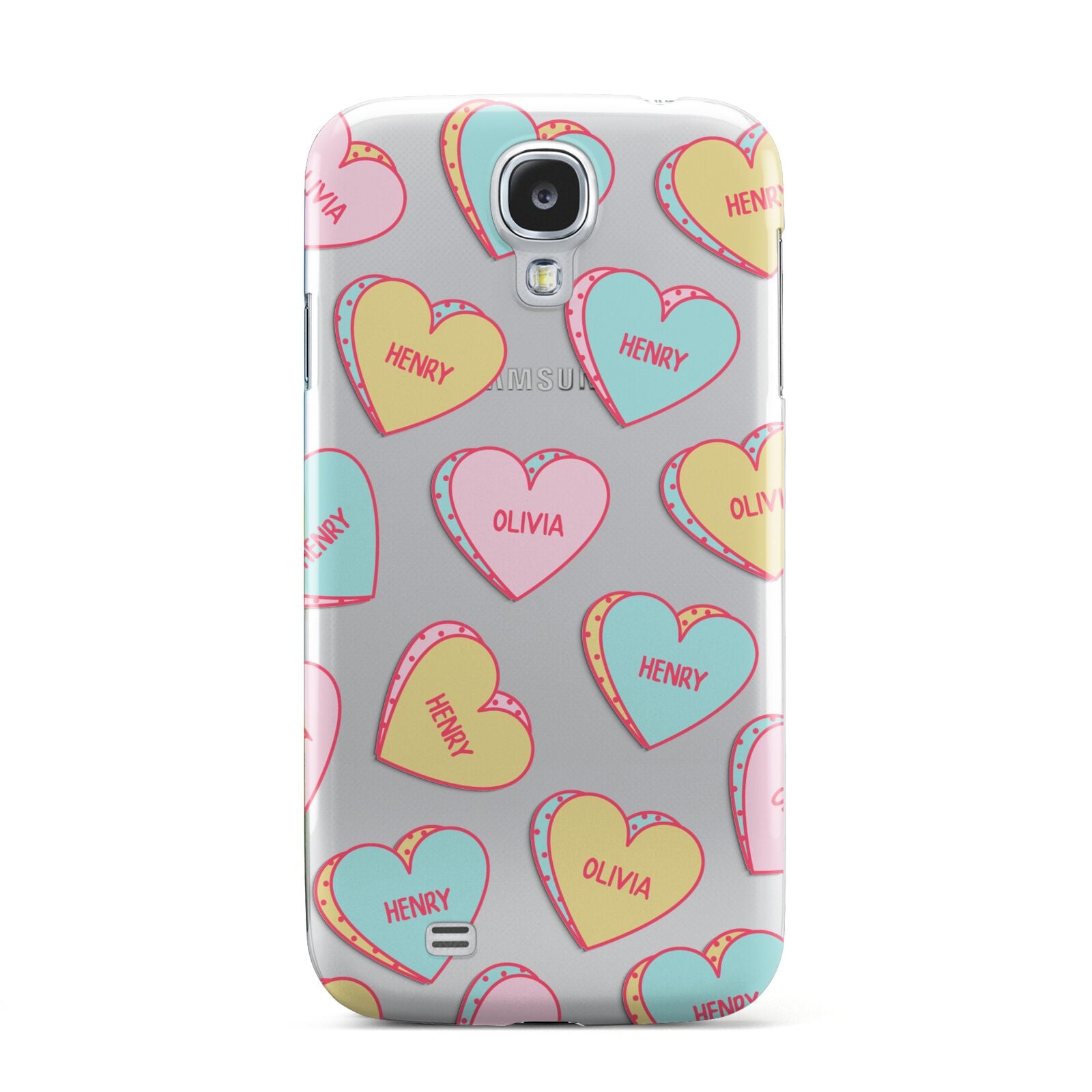 Personalised Heart Sweets Samsung Galaxy S4 Case