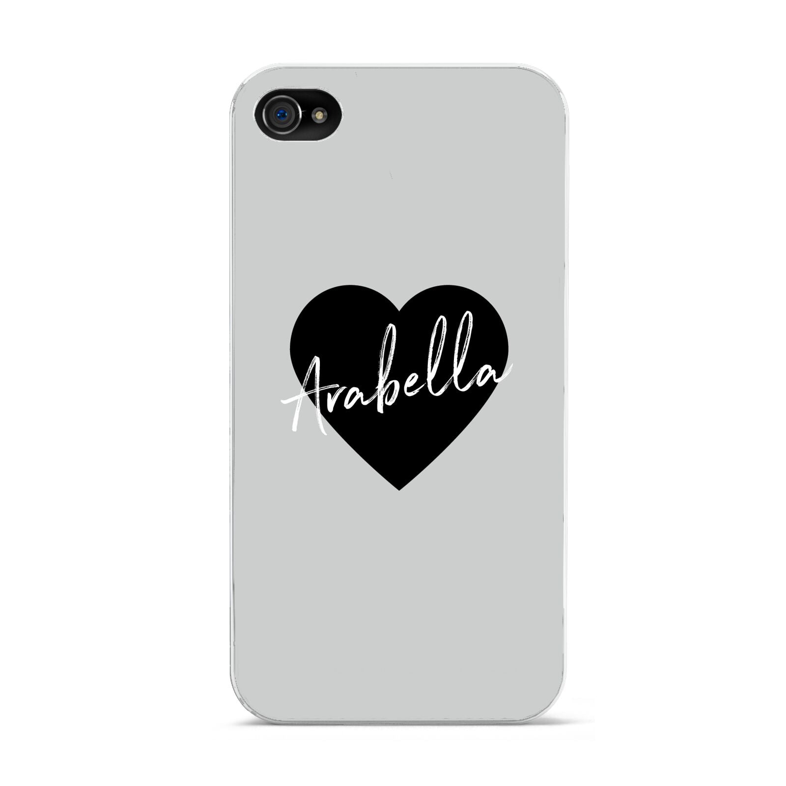 Personalised Heart Valentines Apple iPhone 4s Case