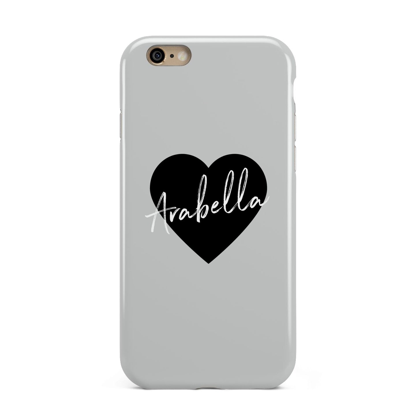 Personalised Heart Valentines Apple iPhone 6 3D Tough Case