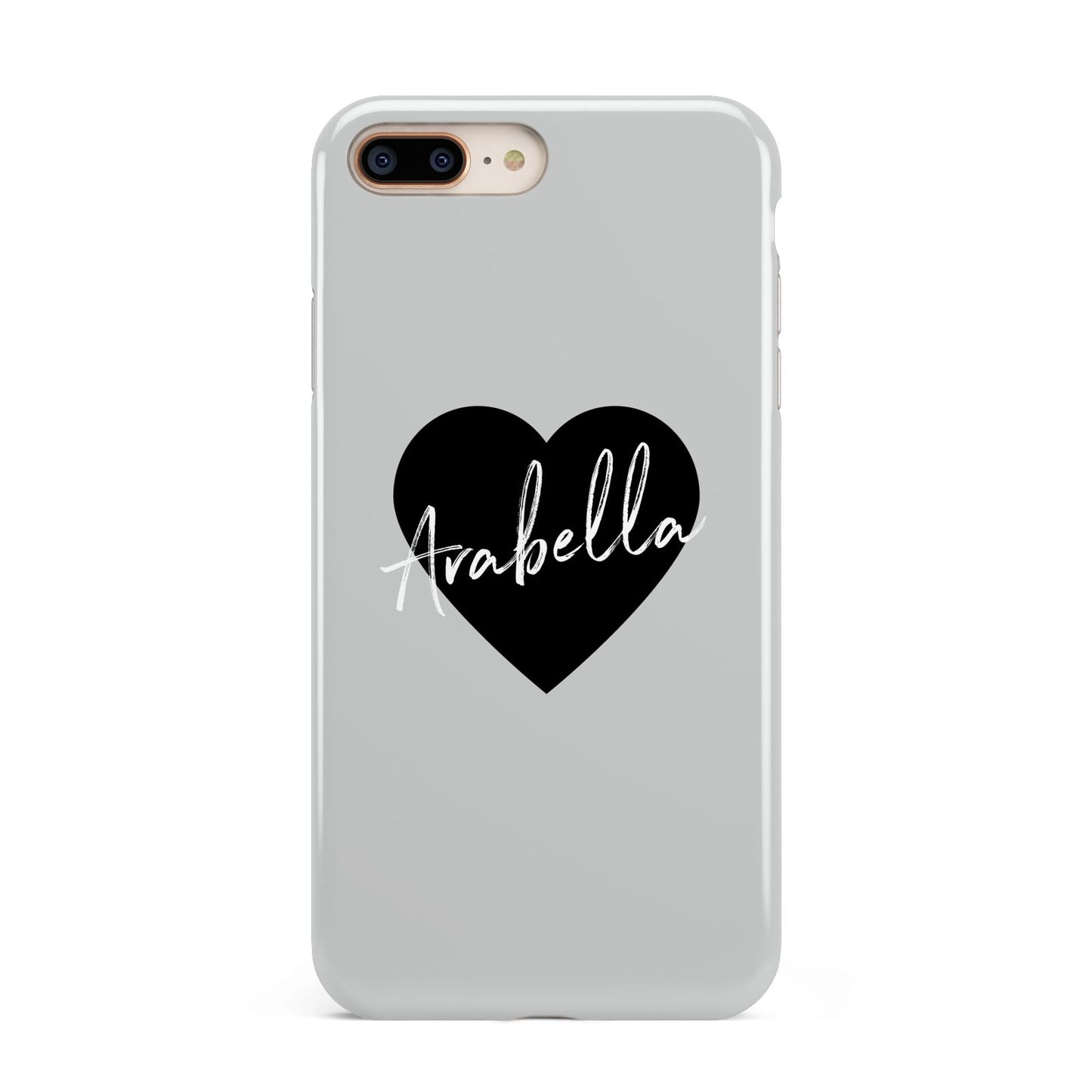 Personalised Heart Valentines Apple iPhone 7 8 Plus 3D Tough Case