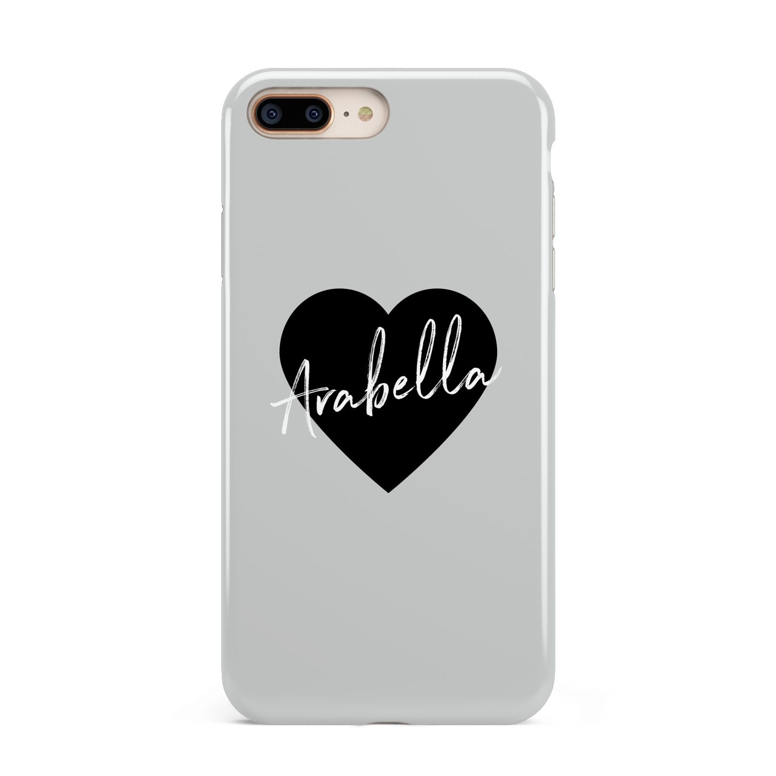 Personalised Heart Valentines Apple iPhone 7 8 Plus 3D Tough Case