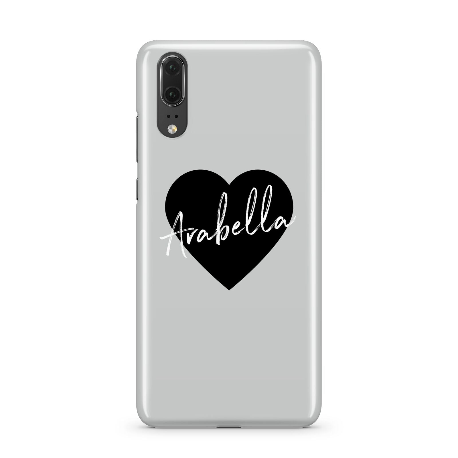 Personalised Heart Valentines Huawei P20 Phone Case