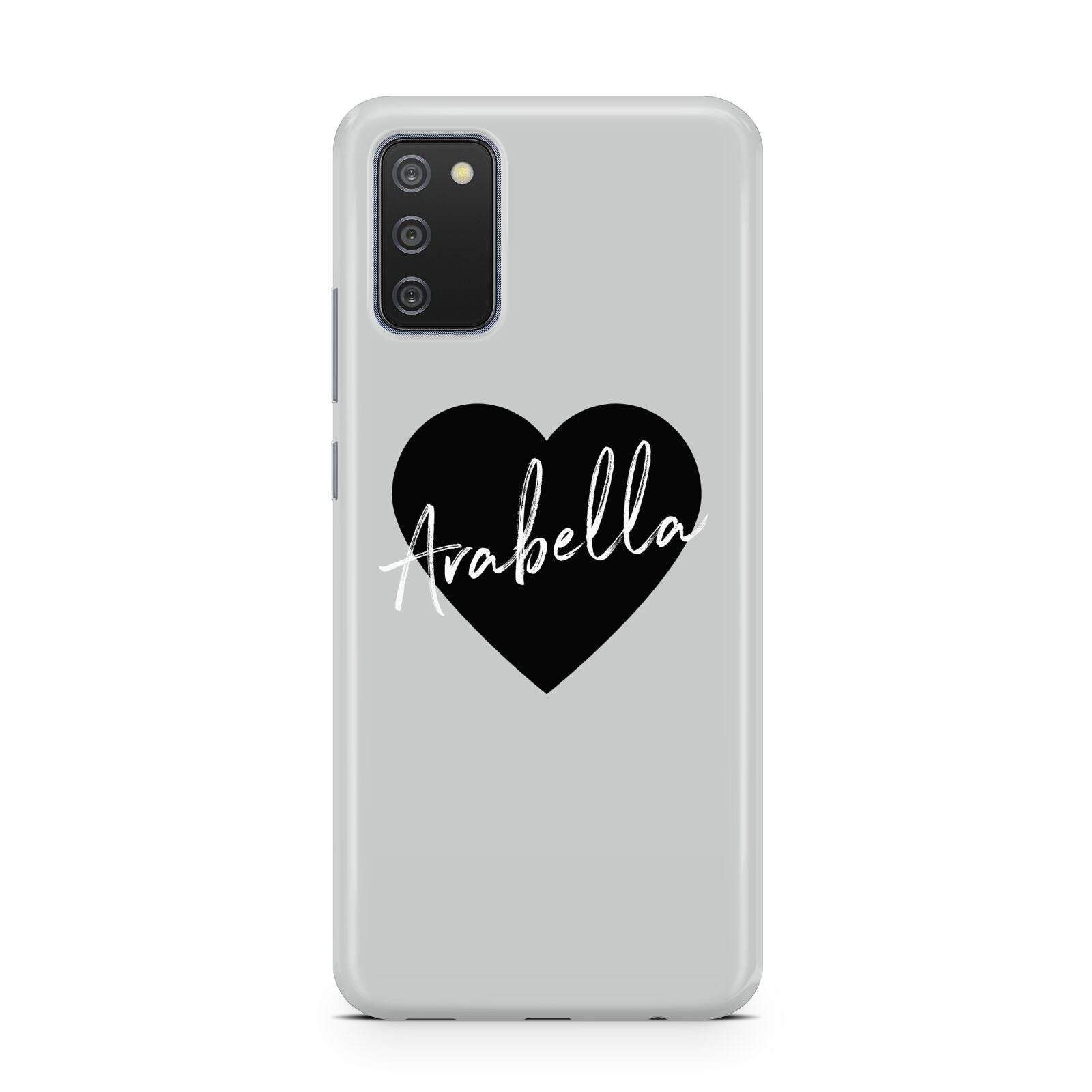 Personalised Heart Valentines Samsung A02s Case