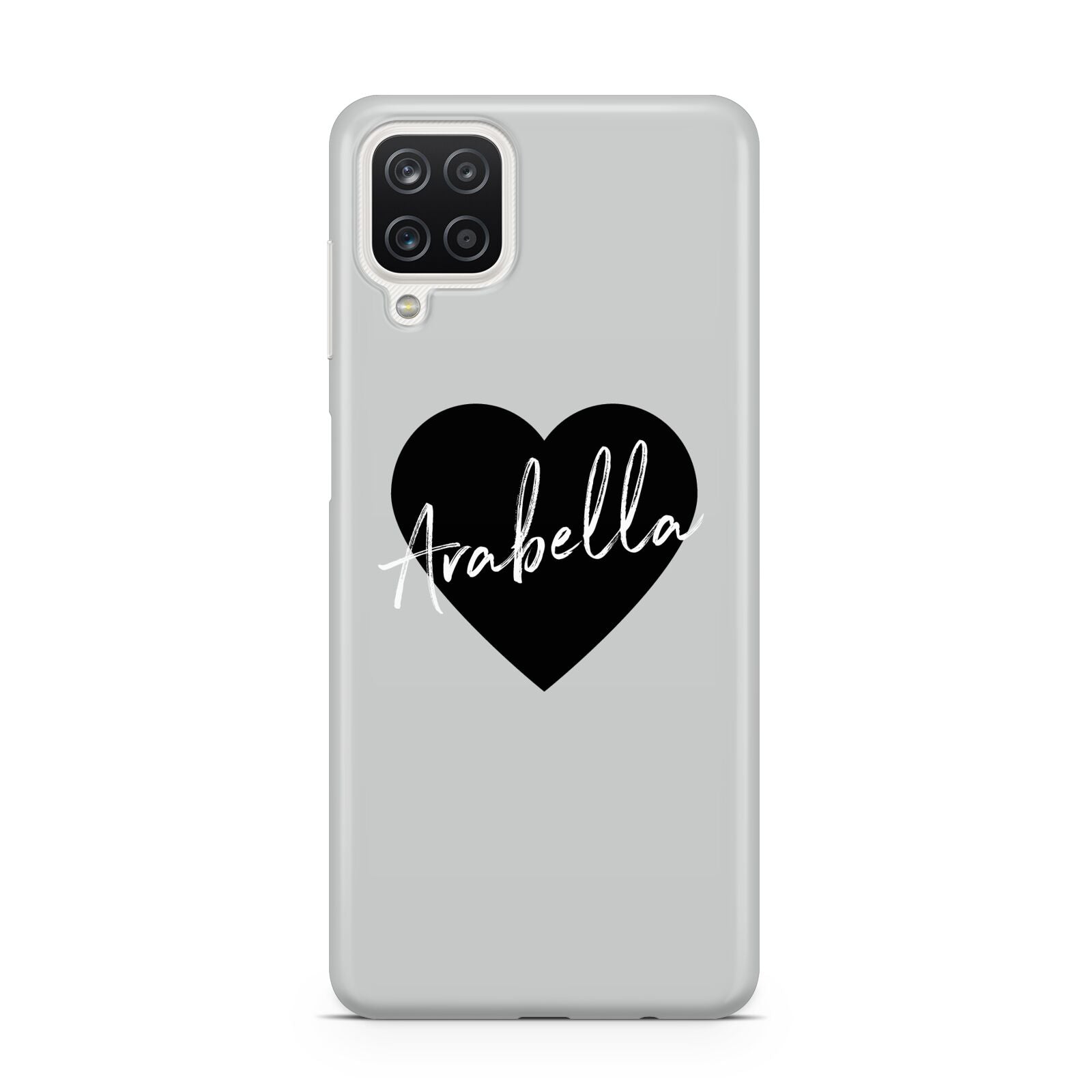 Personalised Heart Valentines Samsung A12 Case