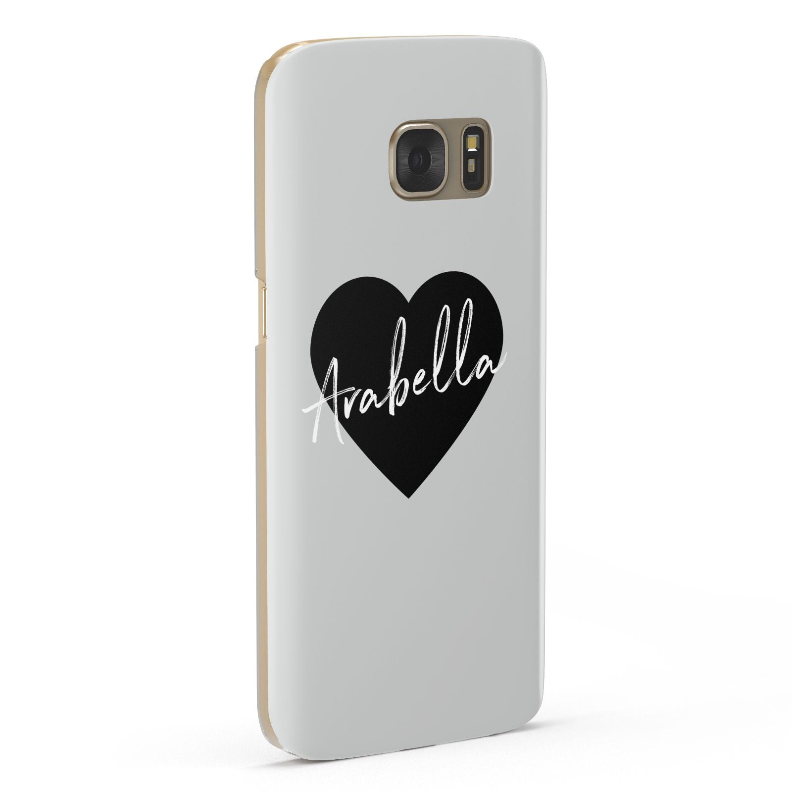 Personalised Heart Valentines Samsung Galaxy Case Fourty Five Degrees