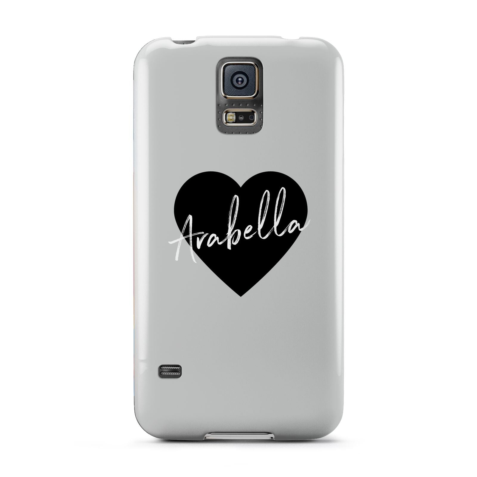 Personalised Heart Valentines Samsung Galaxy S5 Case