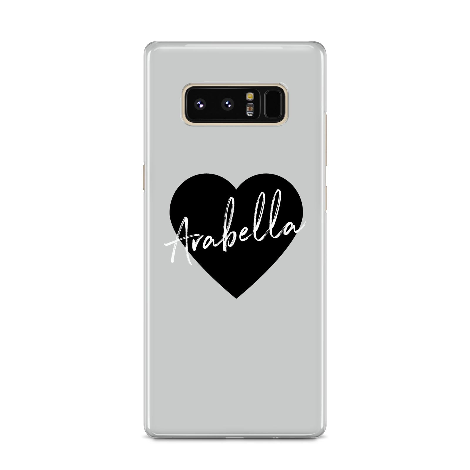 Personalised Heart Valentines Samsung Galaxy S8 Case