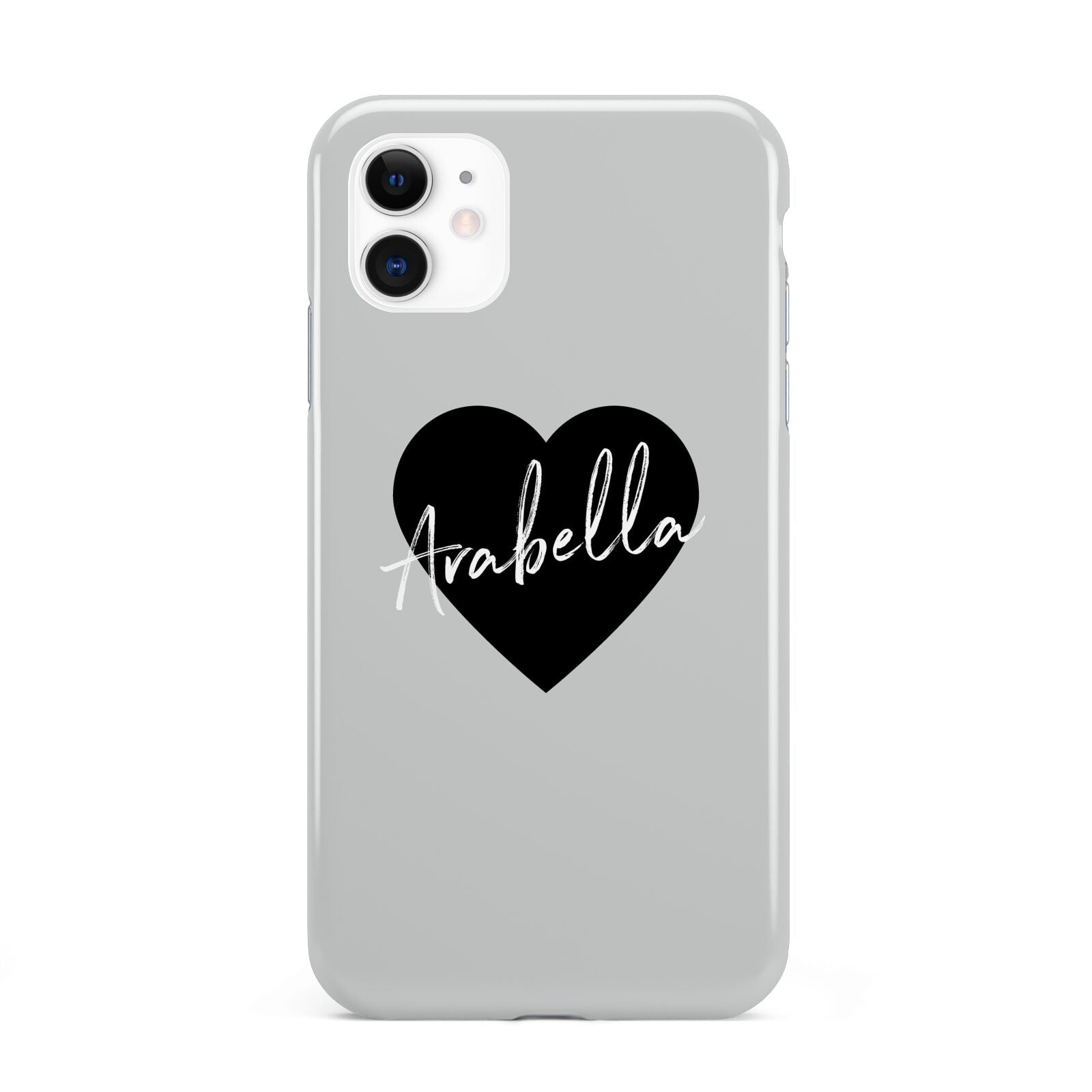 Personalised Heart Valentines iPhone 11 3D Tough Case