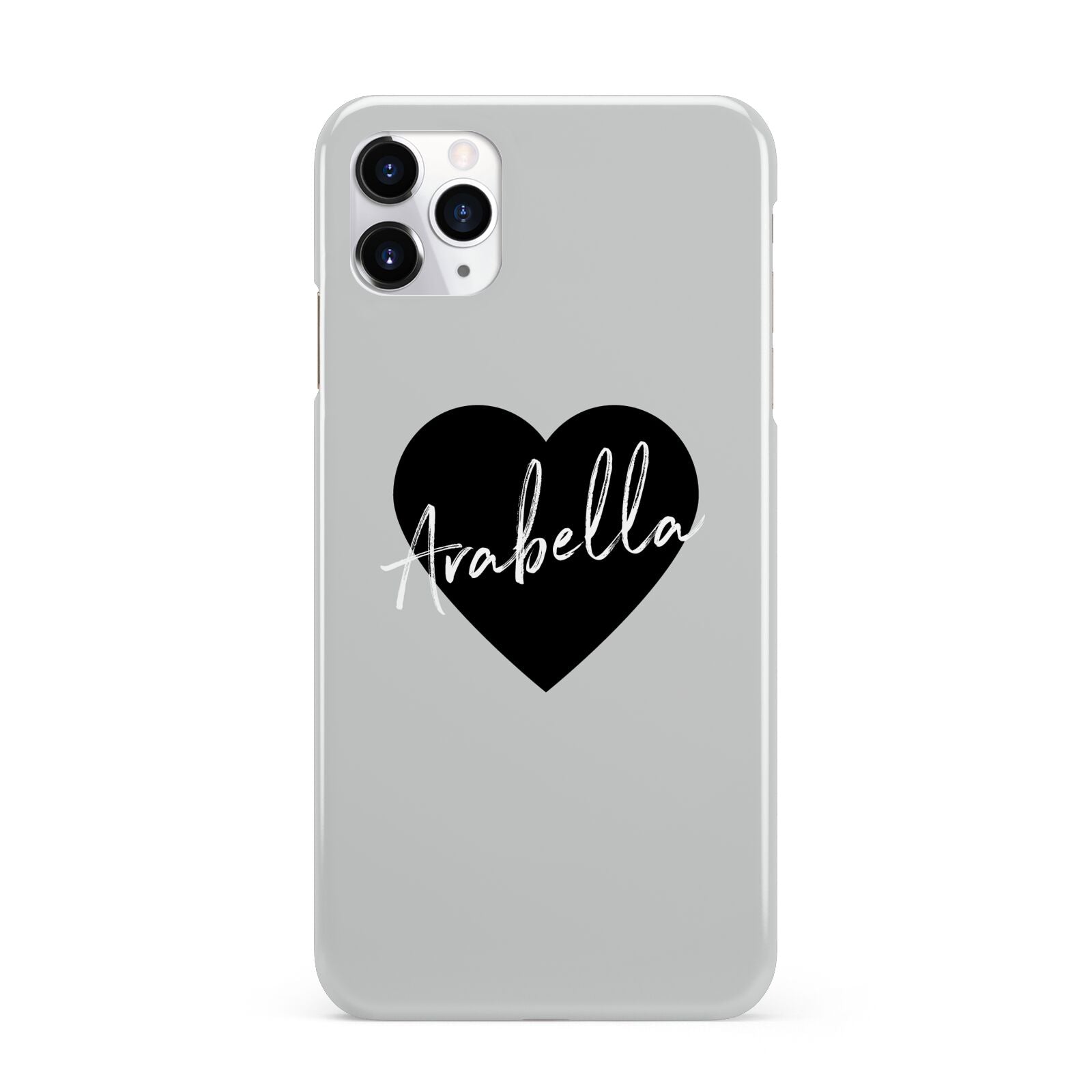 Personalised Heart Valentines iPhone 11 Pro Max 3D Snap Case