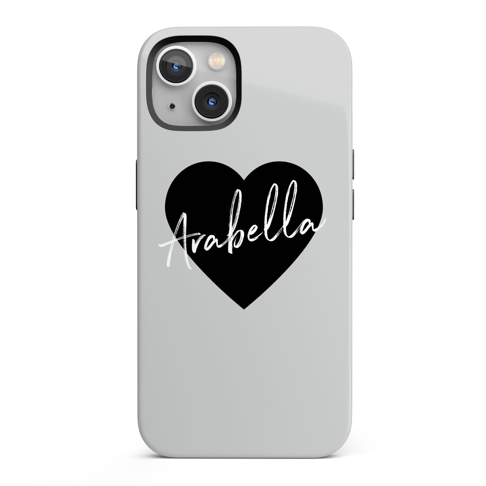 Personalised Heart Valentines iPhone 13 Full Wrap 3D Tough Case