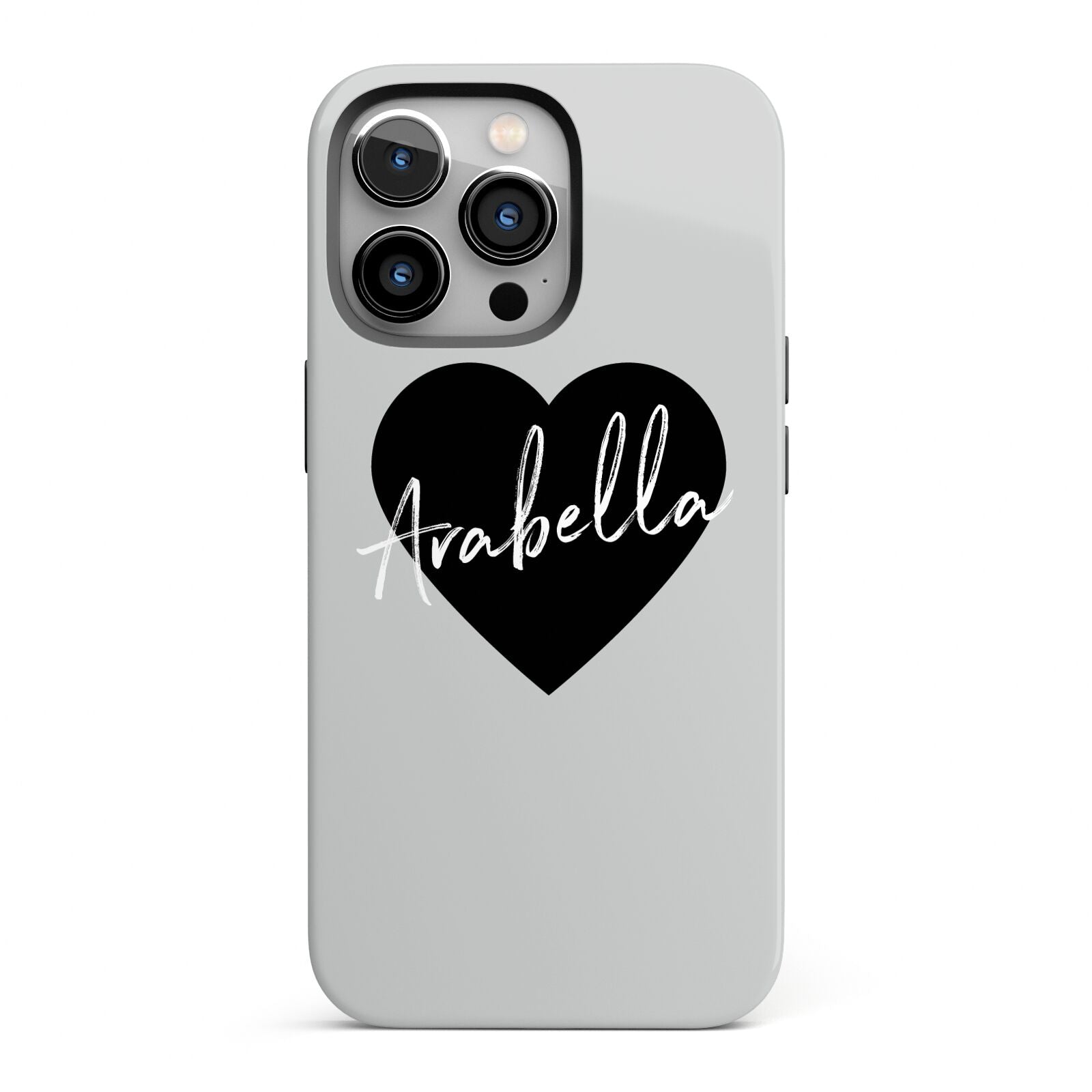 Personalised Heart Valentines iPhone 13 Pro Full Wrap 3D Tough Case