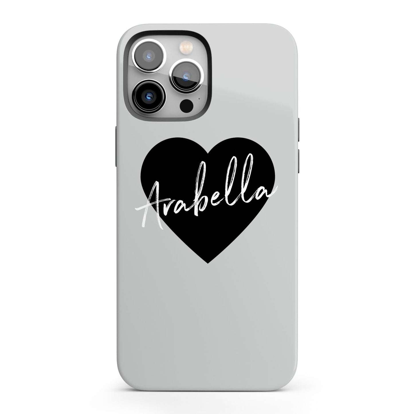 Personalised Heart Valentines iPhone 13 Pro Max Full Wrap 3D Tough Case