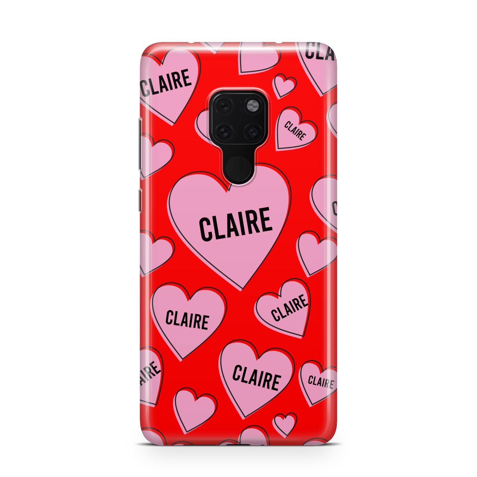 Personalised Hearts Huawei Mate 20 Phone Case