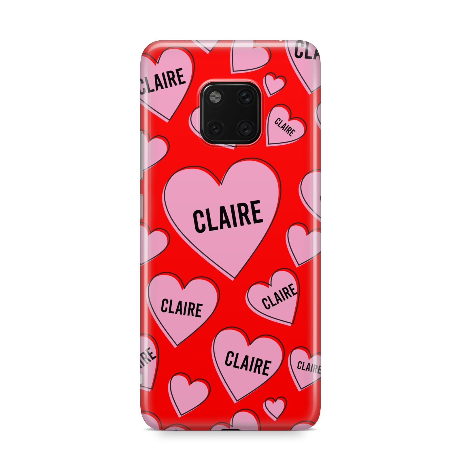 Personalised Hearts Huawei Mate 20 Pro Phone Case